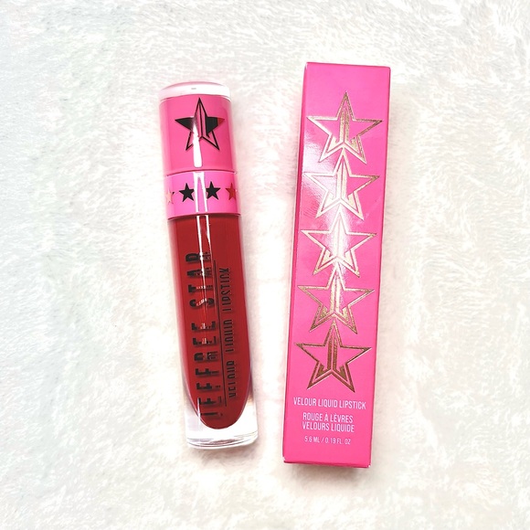Jeffree Star Redrum Velour Liquid Lipstick Full Size New Sale - Picture 3 of 6